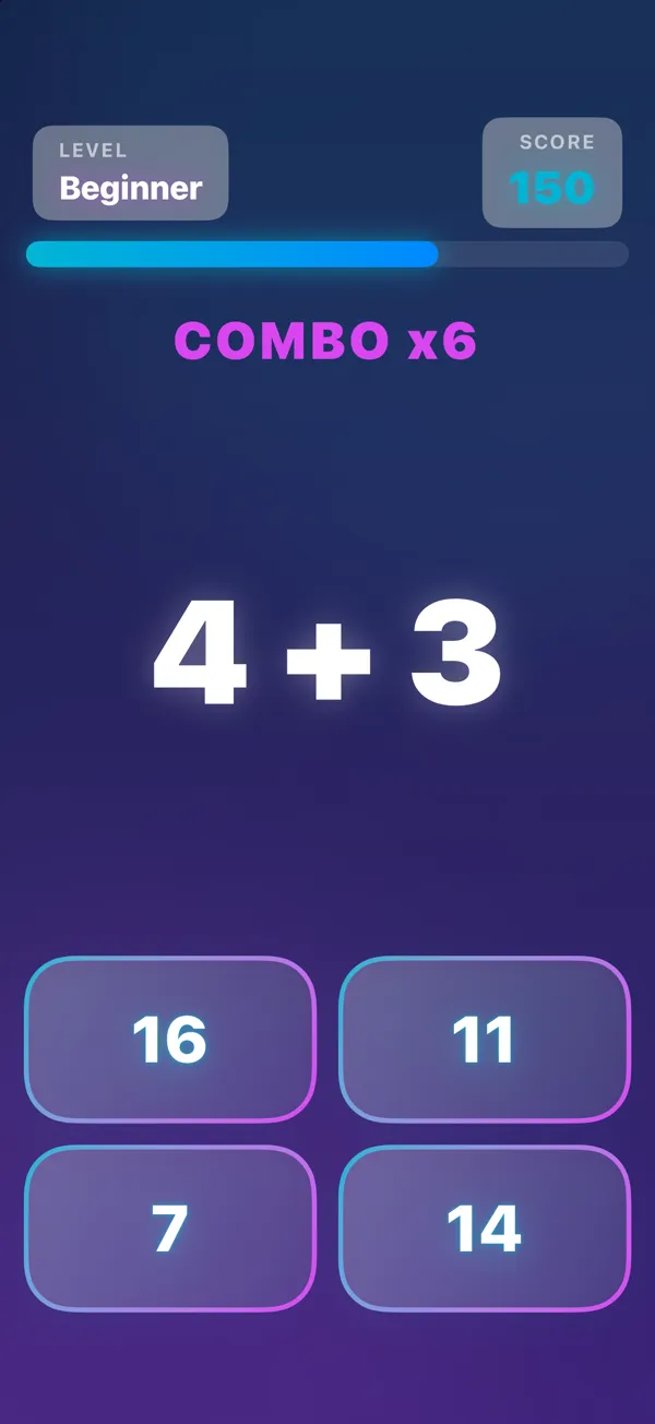 Quick Math 60-second Sprint